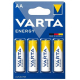 Varta ENERGY LR6/AA x 4 batterier (blister)