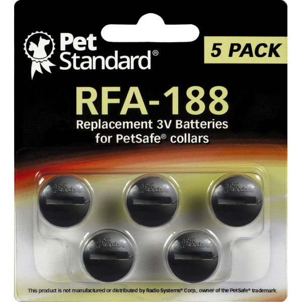 PetSafe RFA-188-kompatible batterier (pakke med 5)