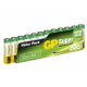 12 x AAA / LR03 Alkaline batteri - 1,5V - GP Battery